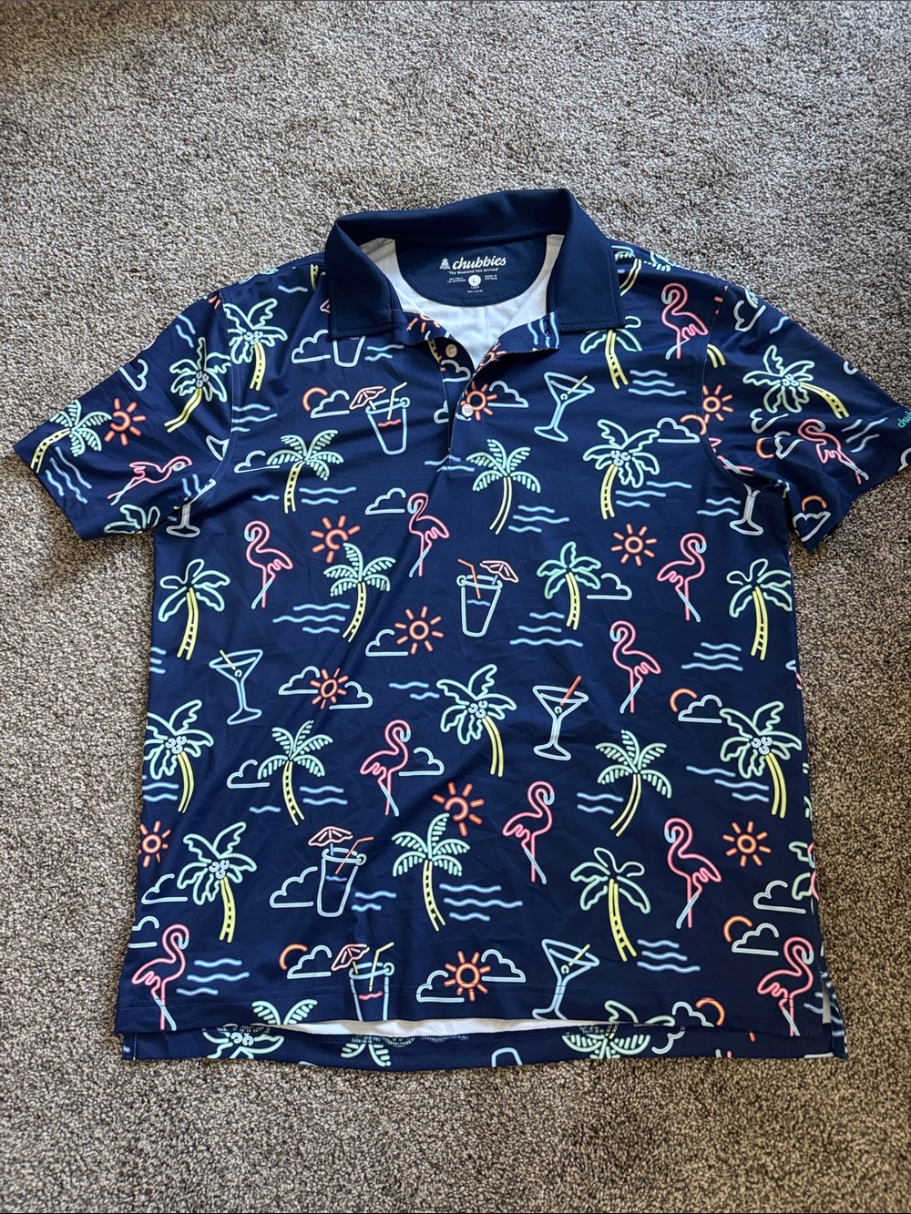 Chubbies Size Large Men’s Polo